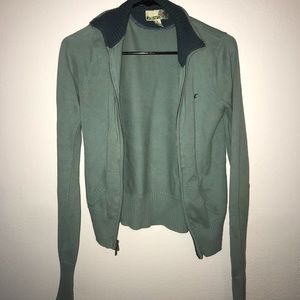 Hollister Zip Up Sweater Top